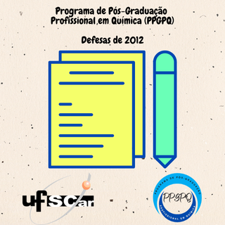 PPGPQ, Dissertações defendidas em 2012