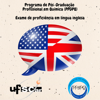 PPGPQ, Exame de proficiência em língua inglesa