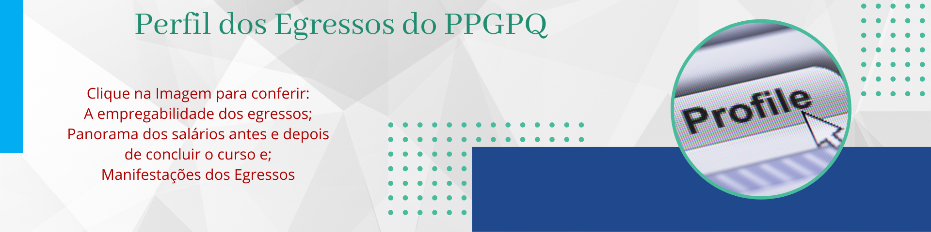 Perfil dos Egressos do PPGPQ